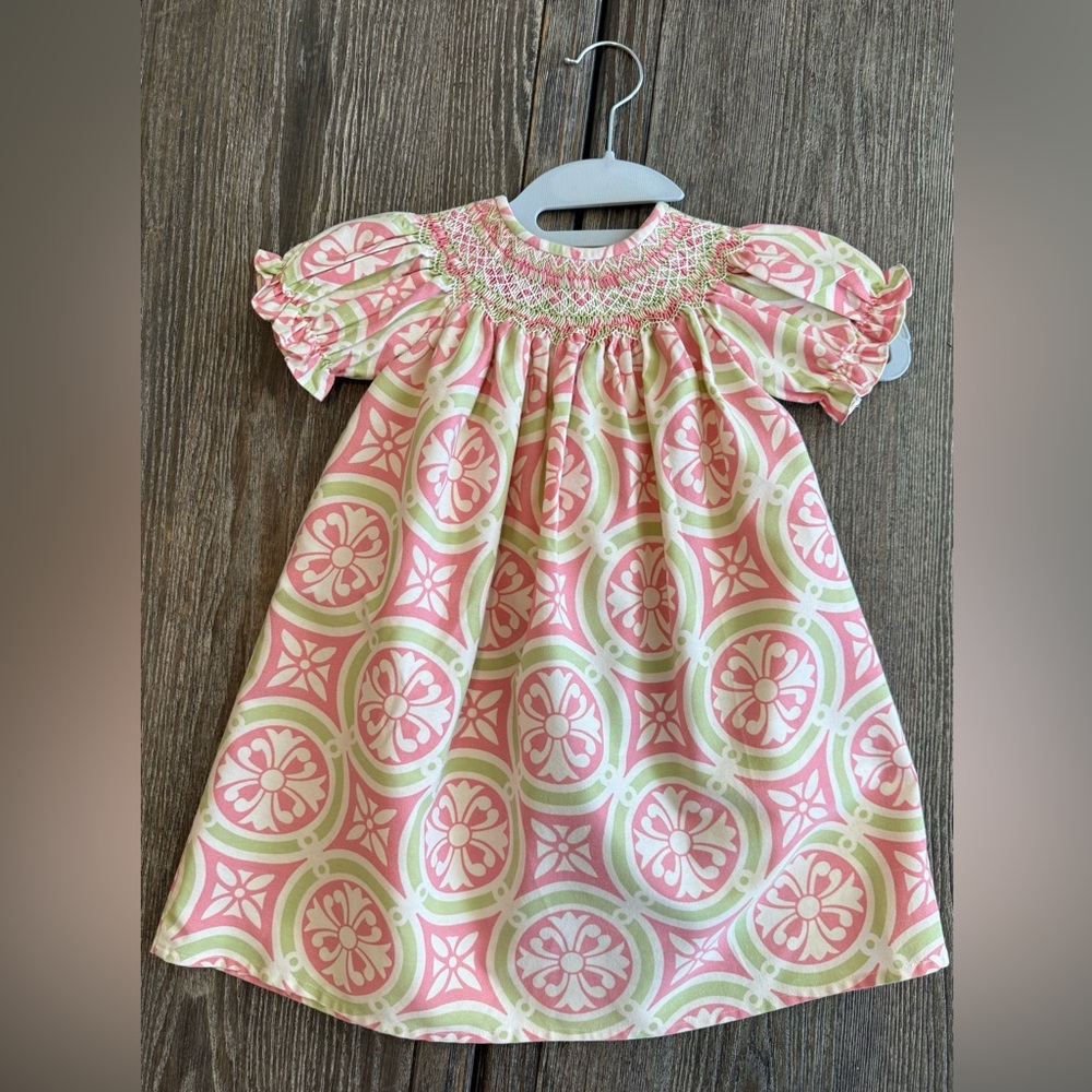 Candyland Smocked Dress | Size 12M